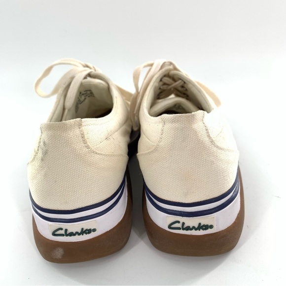 Clarks womens chunky sneakers size 7.5 canvas platforms 
Lace up retro - Picture 5 of 12